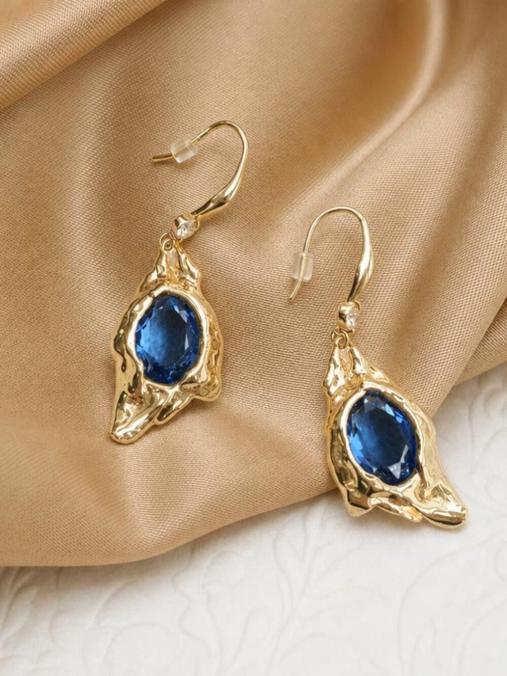 Alexis Bittar Brut Doublet Drop Earrings Gold
